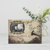  telefoonlijn Opslaan datumkaart Save The Date (Staand voorkant)