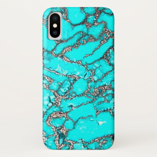 Telefoonnummer 12 Turquoise Case-Mate iPhone Case (Achterkant)