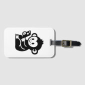 Telefoonnummer Bagagelabel (Voorkant (horizontaal))