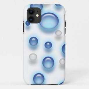 Telefoonnummer - Blauwe belletjes iPhone 11 Hoesje