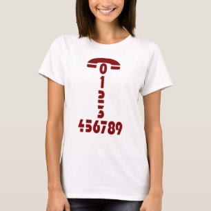 Telefoonnummer T-shirt