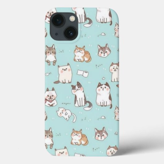 Telefoonnummer voor katten Case-Mate iPhone case (Achterkant)