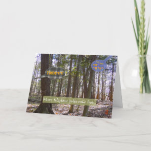 Telefoonnummers denken aan jou kaart