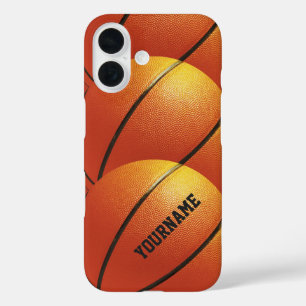 Telefoonnummers voor speciale Basketball-telefoons iPhone 16 Hoesje