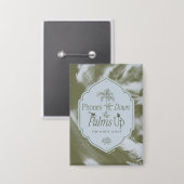 Telefoons omlaag, handpalmen omhoog - De witte lot Button (Voorkant / Achterkant)