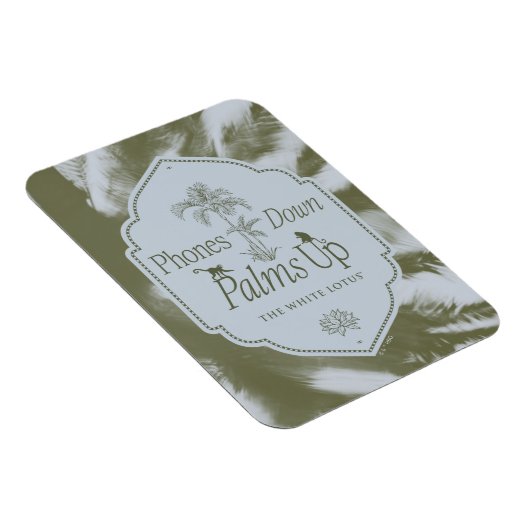 Telefoons omlaag, handpalmen omhoog - De witte lot Magneet (Rechterzijde)