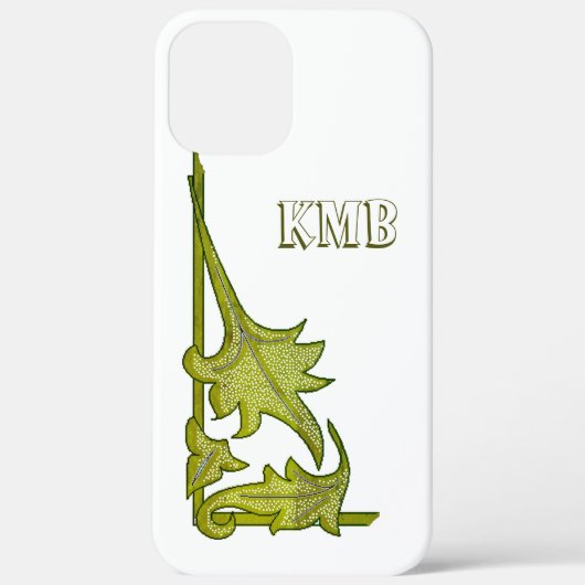 Telefoontas - Groene leafy Bracket Case-Mate iPhone Case (Achterkant)