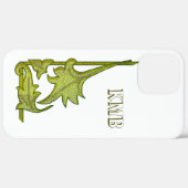 Telefoontas - Groene leafy Bracket Case-Mate iPhone Case (Achterkant / Rechts)