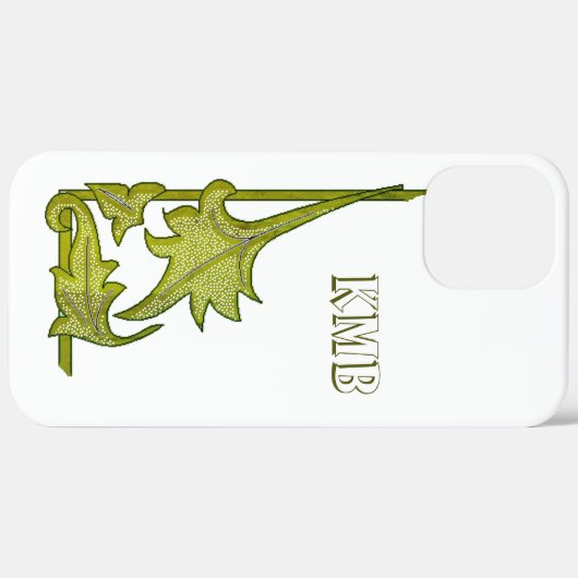 Telefoontas - Groene leafy Bracket Case-Mate iPhone Case (Achterkant / Rechts)