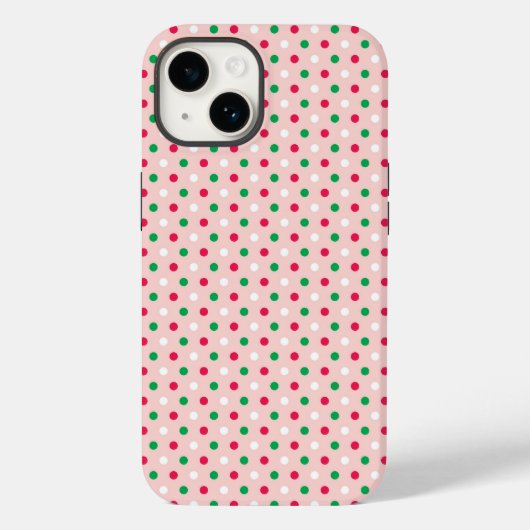 Telefoontas met rode, witte en groene pols Case-Mate iPhone case (Achterkant)