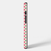 Telefoontas met rode, witte en groene pols Case-Mate iPhone case (Achterkant / Links)