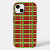 Telefoontas met rood en groen kerstcadeautje Case-Mate iPhone case (Achterkant)