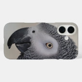 Telefoontas van Afrikaanse grijze fas Case-Mate iPhone Case (Achterkant (horizontaal))