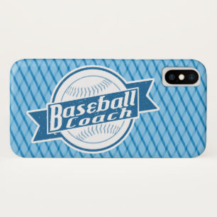 Telefoontas voor honkbal-coach iPhone x hoesje