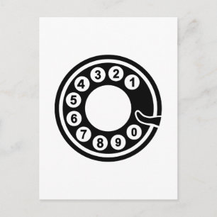 Telefoonwijzerplaat bord briefkaart
