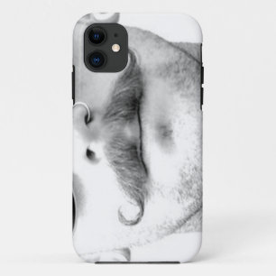 Telefoonzaak Mustache Nose Ring Guy iPhone 11 Hoesje
