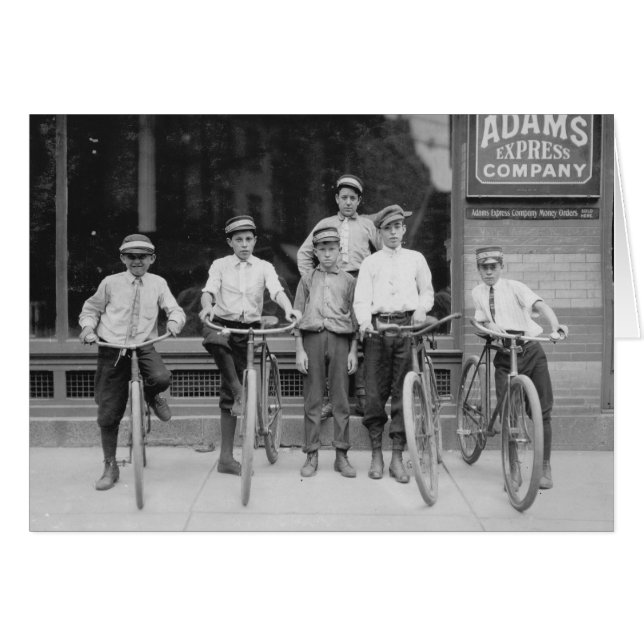 Telegram Messenger Jongens, 1911 (Voorkant Horizontaal)