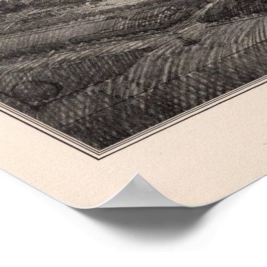 Telegraph Hill stelde een architecturale behandeli Poster (Hoek)