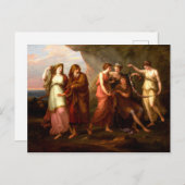 Telemachus en de Nymfs van Calypso Briefkaart (Voorkant / Achterkant)