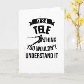 Telemark Skier Gratis Heel Skiën Telemark Skiën Kaart (Gele Bloem)