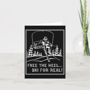 Telemark Skiing Shirt Free The Heel Ski for Real Kaart