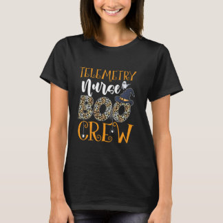 Telemetrie Nurse Boo Crew enge Halloween Boo Ghost T-shirt