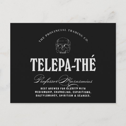 TELEPA-THÉ - carte postale (Devant)