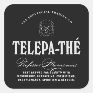 TELEPA-THÉ - étiquette apothecaire