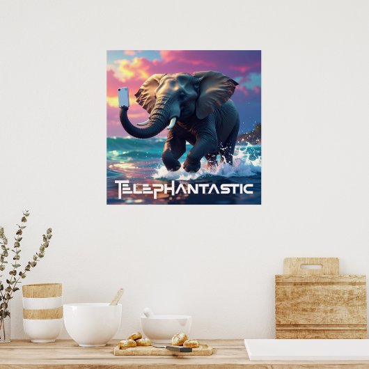 TELEPHANTASTIC POSTER (Keuken)