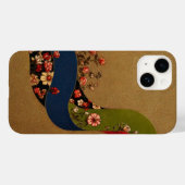 Téléphone 14 Coque Vintage motif floral - Élégant (Verso (horizontal))