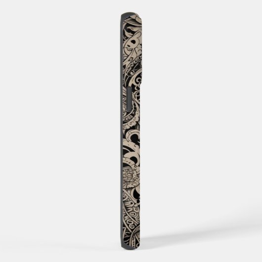 Téléphone Bone Scrimshaw Dolphin (Côté droit)