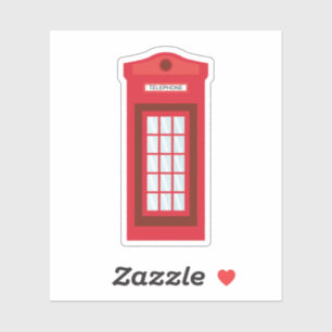Telephone Booth Sticker