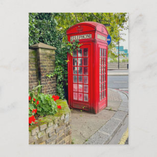 Téléphone, carte postale Londres Royaume-Uni