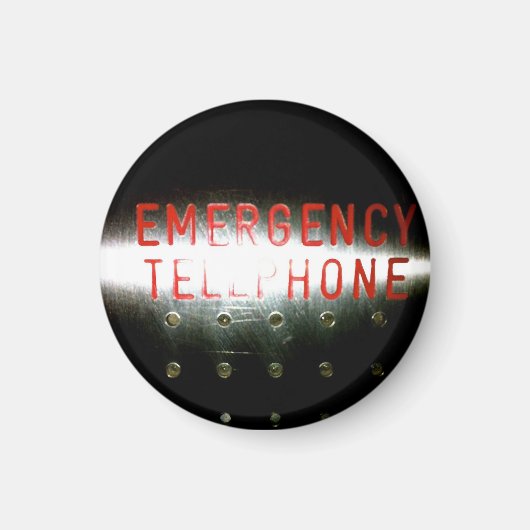 Téléphone d'urgence - Magnet (Devant)