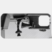 Téléphone vintage - coque iphone (Verso (horizontal))