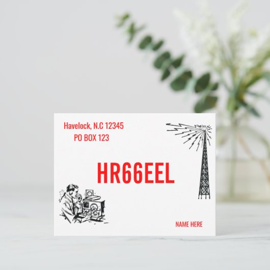 Téléphonie de jambon amateur Opérateurs de carte Q (Debout devant)