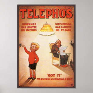 Telephos lichten poster