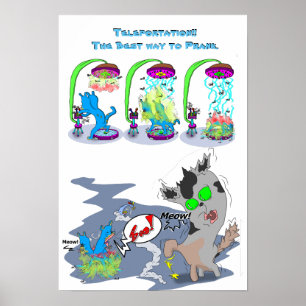 Teleportatie! De beste manier om Prank te vinden. Poster