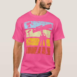 telescoop sterrenkunde ruimte monoculair t-shirt
