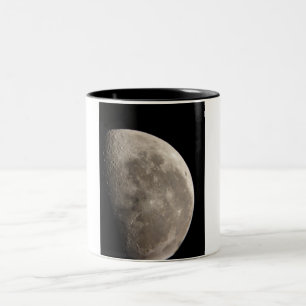 Telescope Moon Tweekleurige Koffiemok