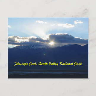 Telescope Peak in Death Valley Briefkaart
