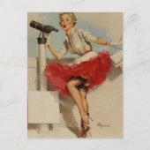 Telescope Pin-Up Briefkaart (Voorkant)