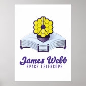 Télescope spatial James Webb. Affiche (Devant)