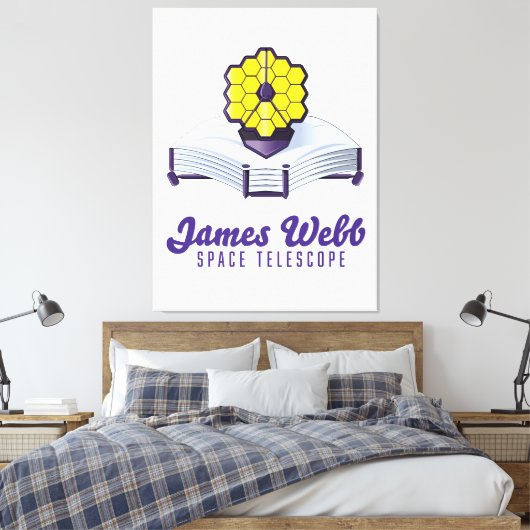 Télescope spatial James Webb. impression sur toile (Insitu(Chambre))
