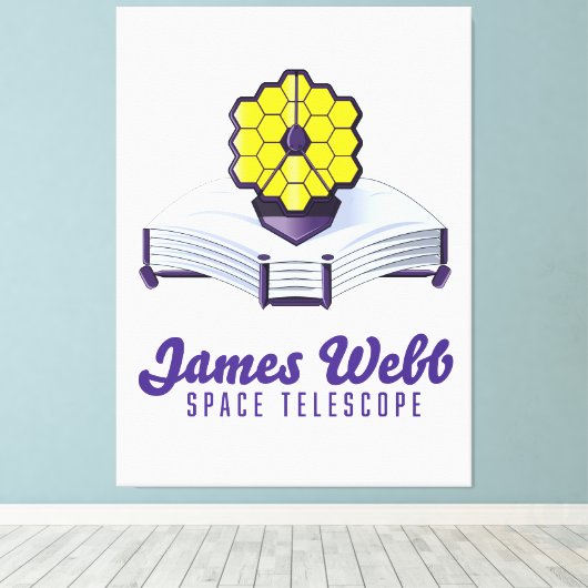 Télescope spatial James Webb. impression sur toile (Insitu (Plancher de Bois))