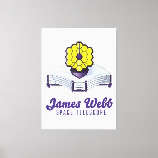 Télescope spatial James Webb. impression sur toile (Recto)