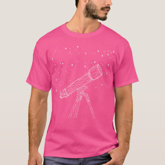 Telescope Star-sterrenbeelden Buitenruimte Galaxy T-shirt