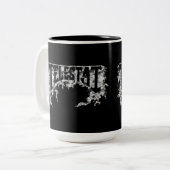 Telestai a ridé la tasse de café de logo de chrome (Devant gauche)