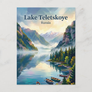 Teletskoje Meer Rusland Briefkaart