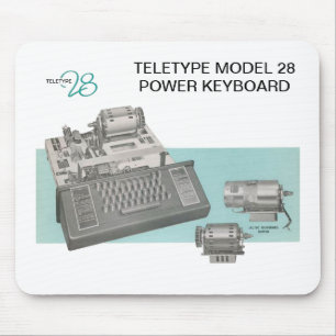 Teletype Model 28 Muismat toetsenbord